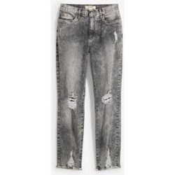 bonprix Mom-Jeans High Waist mit Destroy-Effektengrau 36Damen