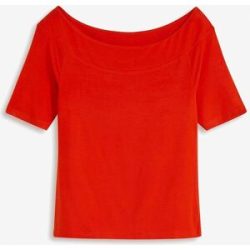 bonprix Carmenshirt in Viskose-Mixorange 32Damen