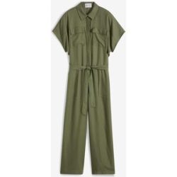 bonprix Jumpsuit aus Lyocell, mit Hemdblusenkragen