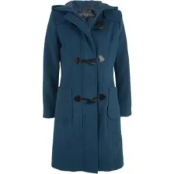 bonprix Dufflecoat in Wolloptikblau 54Damen