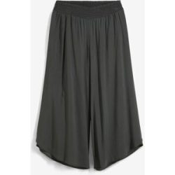bonprix Wadenlange Culotte aus softer Viskosegrau 54Damen