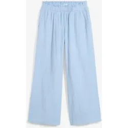 bonprix Musselin-Culotte aus Baumwolleblau 44Damen
