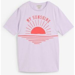 bonprix 2-in-1 Umstands- und Stillshirt aus Bio-Baumwollelila 36Damen