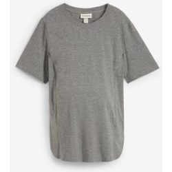 bonprix Umstandsshirt mit Reissverschlüssen zum Stillen, Rundhalsausschnitt, Kurzarm
