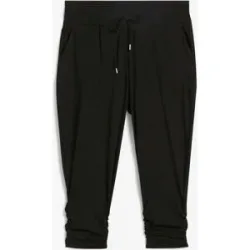bonprix Jersey-Hose aus Baumwoll-Mixschwarz 56Damen