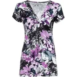 bonprix Shirt aus Viskose-Mixschwarz 44Damen
