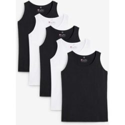 bonprix Longtop Packung, 5 tlg. figurumspielende Passform, po-bedeckend