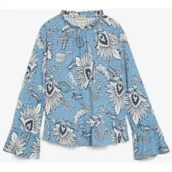 bonprix Shirtbluse aus softem Modal-Mixblau 48Damen