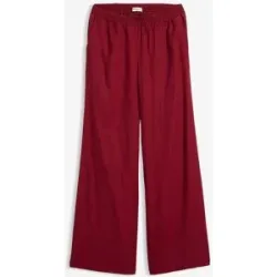 bonprix Palazzo-Hose mit Leinenrot 46Damen