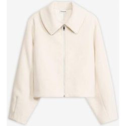 bonprix Gefütterte Oversize Jackeweiß 52Damen