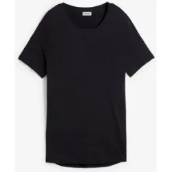 bonprix Longshirt aus softer Viskoseschwarz 56Damen