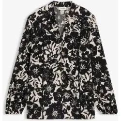 bonprix Bluse mit Spitzenbändernschwarz 38Damen