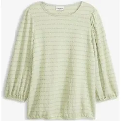 bonprix Shirt-Tunika mit Strukturgrün 36Damen