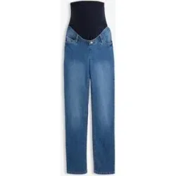 bonprix Umstandsjeans aus Bio-Baumwolle, Straight Legblau 50Damen