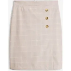 bonprix Glencheck Bleistiftrockgrau 44Damen