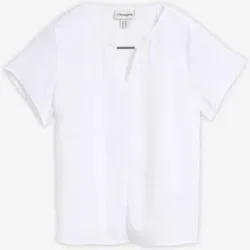 bonprix Tunika aus feinem Satinweiß 36Damen