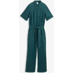 bonprix Jumpsuit aus reinem Leinenpetrol 52Damen