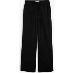 bonprix Schlupfhose aus leichter Viskose mit Bequembundschwarz 44Damen