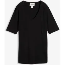 bonprix Shirt, extra langschwarz 48Damen