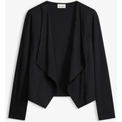 bonprix Jersey Blazer aus Viskose-Mixschwarz 56Damen