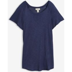 bonprix T-Shirt bequeme Passform, mit Flügelärmeln, Smokeeinsatz an der Schulter