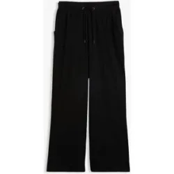 bonprix Jogginghose aus Baumwoll-Mixschwarz 36Damen