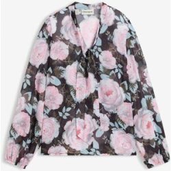 bonprix Schluppenbluseschwarz 44Damen
