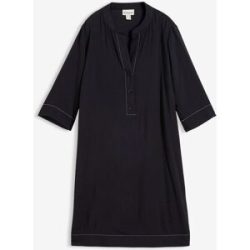 bonprix Tunika-Kleid aus softer Viskoseschwarz 50Damen