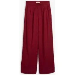 bonprix Bundfaltenhose aus fließendem Lyocellrot 40Damen