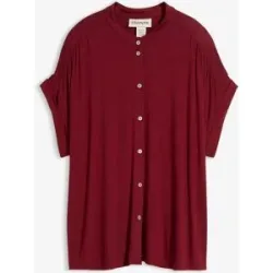 bonprix Shirtbluse aus softem Viskose Mixrot 44Damen