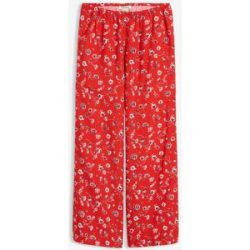 bonprix Schlupfhose aus fließender Viskoserot 44Damen