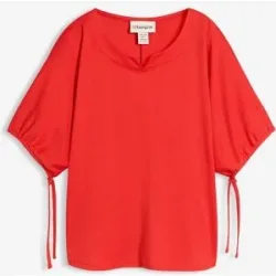 bonprix Lockeres Shirt aus weichem Piquérot 44Damen