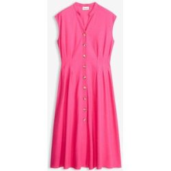 bonprix Midikleid aus leichtem Leinen-Mixpink 44Damen