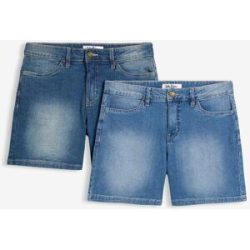 bonprix Shorts aus Baumwolle und Elasthan, mit Eingrifftaschen und Gesässtaschen