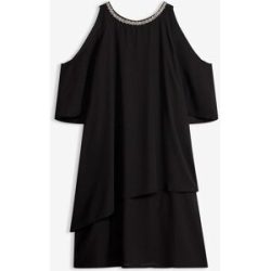 bonprix Blusenkleidschwarz 36Damen