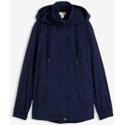 bonprix Allwetterjacke mit Kapuze sportlicher Stil, leichter Parka mit Kapuze, mit seitlichen Taschen