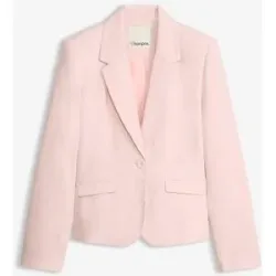 bonprix Kurzblazer mit Pattentaschenrosa 36Damen