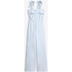 bonprix Jumpsuit mit Schleifen-Trägernblau 50Damen