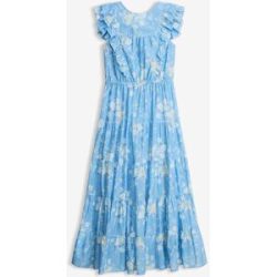 bonprix Maxikleid aus reiner Baumwolleblau 38Damen
