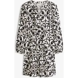 bonprix bedrucktes Kleidweiß 46Damen