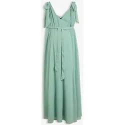 bonprix 2-in-1 Umstands- und Stillkleid mit verstellbaren Trägerngrün 44Damen