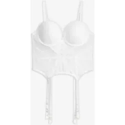 bonprix Corsage aus edler Spitzeweiß 85Damen