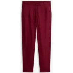 bonprix Leinenhose aus einem Leinen-Mixrot 46Damen