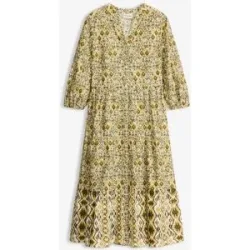 bonprix Midikleid aus leichter Baumwollegrün 44Damen