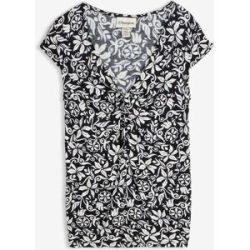 bonprix Shirt aus Viskose-Mixschwarz 40Damen