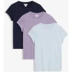 bonprix T-Shirt (3er Pack)lila 40Damen