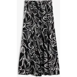 bonprix Viskose Maxirockschwarz 40Damen