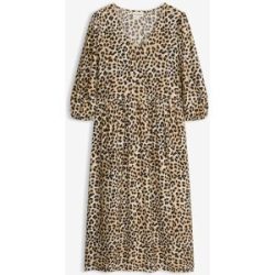 bonprix Tunika-Kleid aus fließendem Viskose-Mixbeige 42Damen