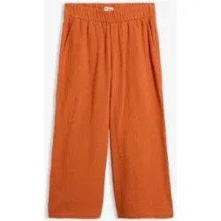 bonprix Marlenehose aus Baumwoll-Musselinorange 44Damen