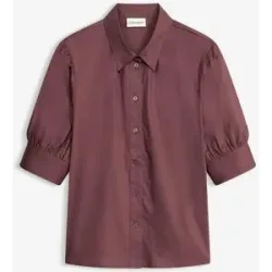 bonprix Bluse aus Baumwoll-Mixlila 44Damen
